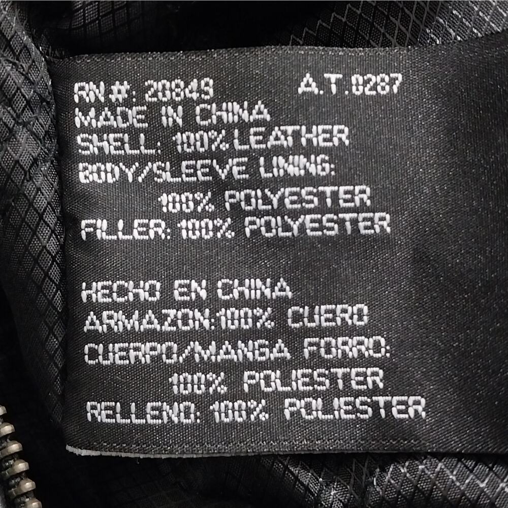 NWOT! EXCELLED! SLEEK BLACK GENUINE LEATHER THERMAL LINED JACKET, COAT! SZ XL - Picture 11 of 12